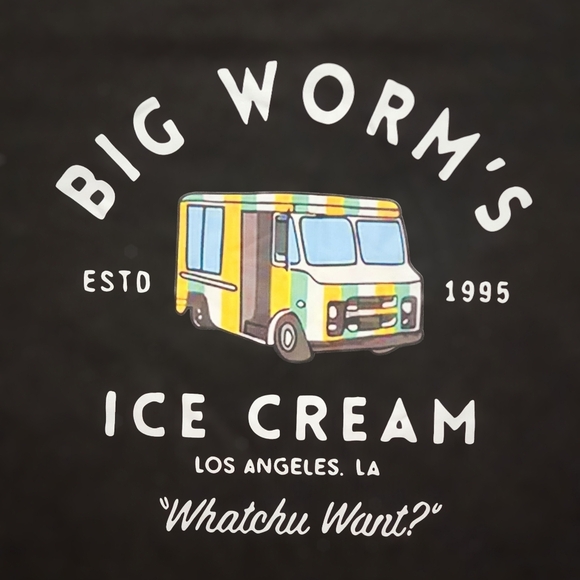 Its Friday!!! Big Worm's Ice CreamMovie Tee - XXXL Black - Picture 3 of 8